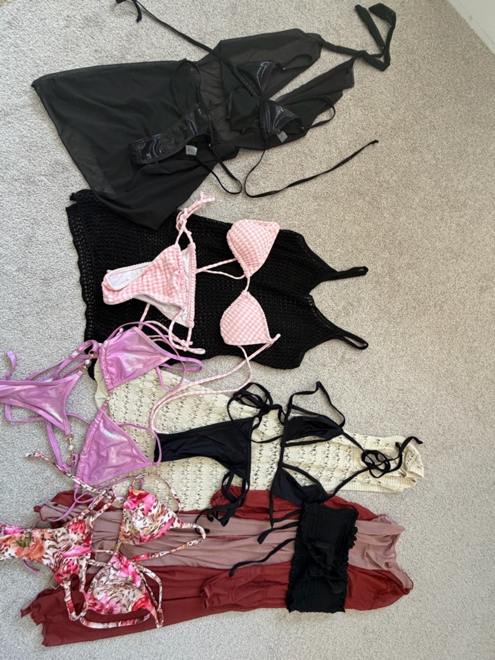 Bikini & cover up bundle XS-S